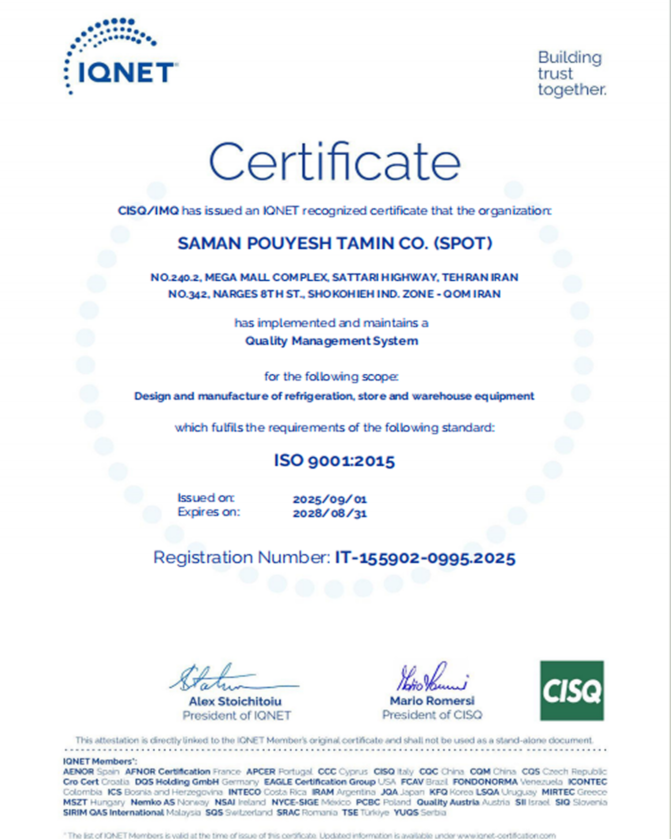 ISO 9001:2015